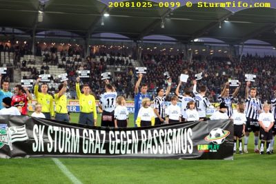 SK Sturm Graz gegen Rassismus (c) SturmTifo.com