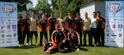 Teamfoto Turnier Fußball gegen Gewalt