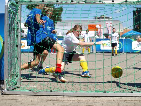 Streetkick beim EUROSCHOOLS 2008 Projekt