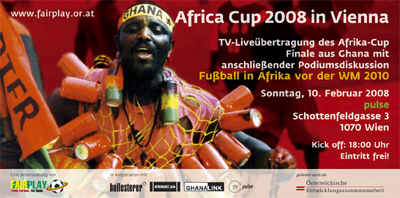 Flyer Africa-Cup 2008 in Vienna