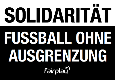 fairplay Aktionswochen | Solidarität - Fußball ohne Ausgrenzung