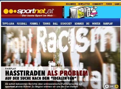 Fairplay-Channel auf sportnet.at