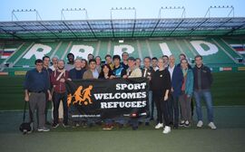 Sport Welcomes Refugees Vernetzungstreffen bei SK Rapid Wien Ende September 2017