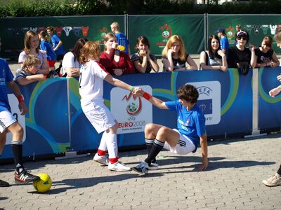 Fair Play beim Euroschools 2008 Turnier