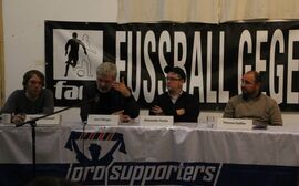 Pressekonferenz zur Tatort Stadion Ausstellung