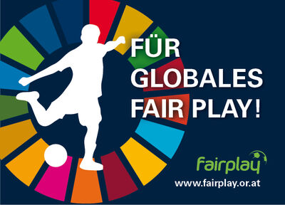 Sticker Für Globales Fair Play!