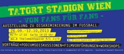 Tatort Stadion Ausstellung