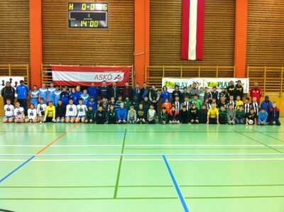 Teilnehmer beim 15. Fair Play Gastarbeiterturnier