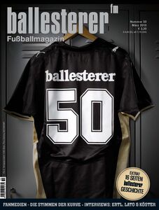 Cover der 50. Ausgabe des ballesterer fm