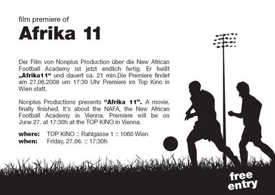 Afrika 11 Filmpremiere