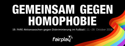 Gemeinsam gegen Homophobie | FARE Aktionswochen 2018